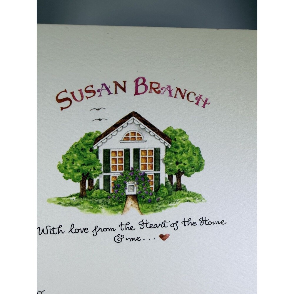 Vintage Susan Branch "Cozy Home" New House Greeting Card w/Envelope 2000 USA - Picture 4 of 13